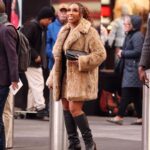 Jackie Aina Instagram - draped in @michaelkors for the @tiktok x @sephora creators summit and absolutely loved this look Times Square, New York City