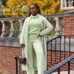 Jackie Aina Instagram - I said I wanted to give them mint chocolate chip 😍 #fallfashion Miami University