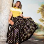 Jackie Aina Instagram - @ladoublej the clothes were practically dancing off the hangers 😍such a gorgeous display of Milanese culture and design 🇮🇹🇮🇹thank you for having me! #ladoublej #milanfw #milanfashionweek
