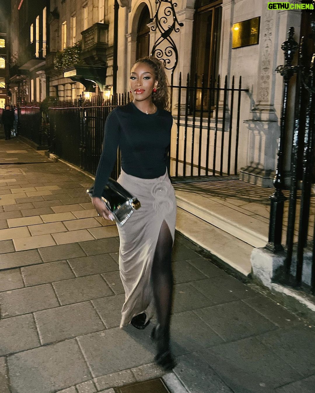 Jackie Aina Instagram - take me to another country so I know itโs real ๐ Annabel's Club, Mayfair
