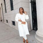 Jackie Aina Instagram - dark skin and all creme outfits 💅🏾 @maxandco @weekendmaxmara thank you for having me! #milanfashionweek #mfw #maxmara #weekendbaxmara #maxandco