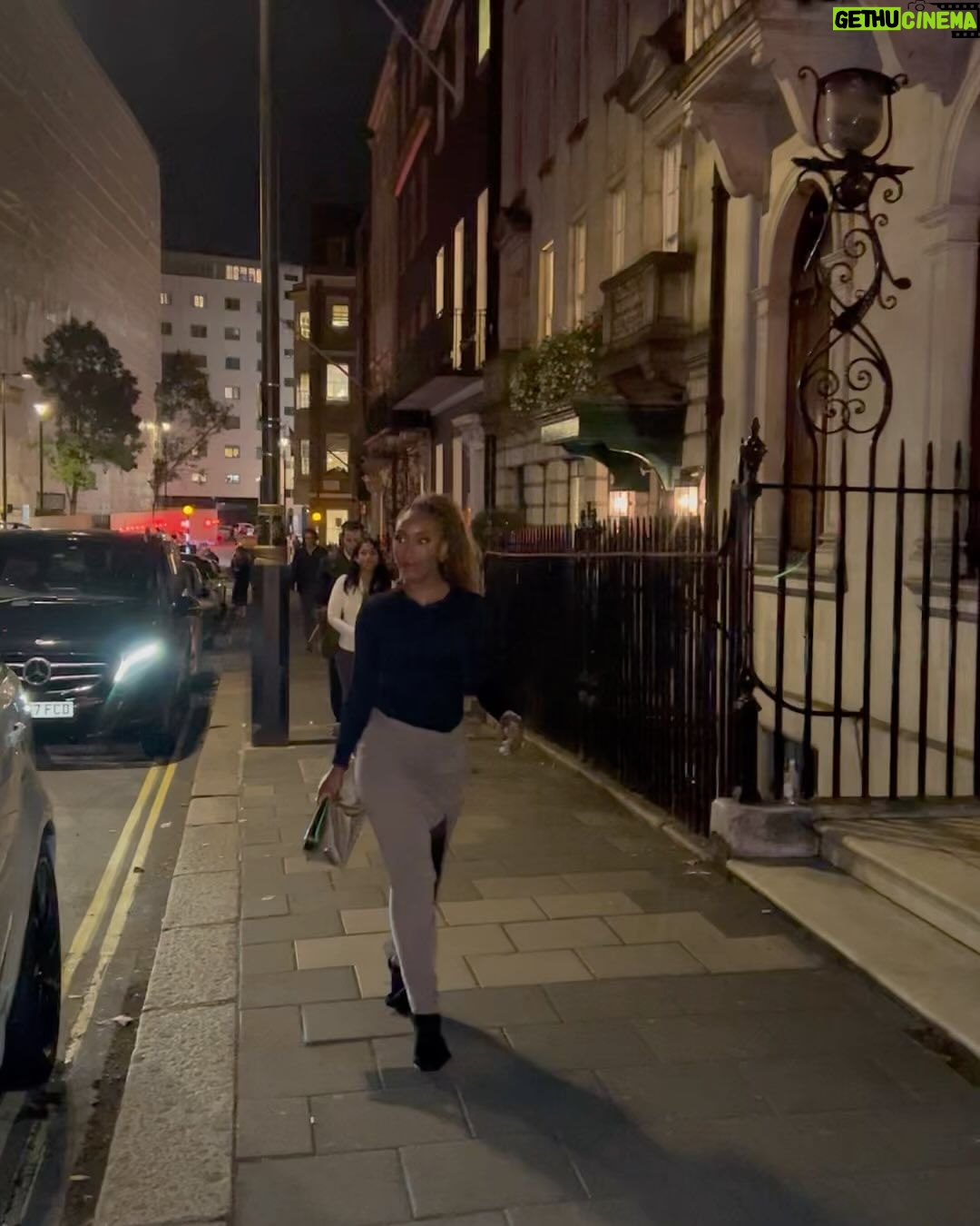 Jackie Aina Instagram - take me to another country so I know itโs real ๐ Annabel's Club, Mayfair