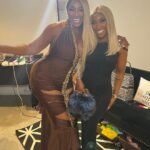 Jackie Aina Instagram - the energy was everythinggggg last night with @fashionbombdaily x @clairesulmers wearing @kwameaduseionline @magdabutrym shoes @thekendallmiles handbag #nyfw #fashionbombdaily #nyfw