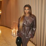 Jackie Aina Instagram - my favorite color is me, duh!!! 👱🏾‍♀️🤎🫶🏾🐻