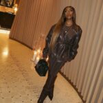 Jackie Aina Instagram - my favorite color is me, duh!!! 👱🏾‍♀️🤎🫶🏾🐻