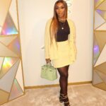 Jackie Aina Instagram - sexy girls wear @renecaovilla 🥰 #milan #milanfw #renecaovilla