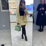 Jackie Aina Instagram - sexy girls wear @renecaovilla 🥰 #milan #milanfw #renecaovilla