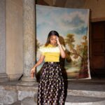 Jackie Aina Instagram - @ladoublej the clothes were practically dancing off the hangers 😍such a gorgeous display of Milanese culture and design 🇮🇹🇮🇹thank you for having me! #ladoublej #milanfw #milanfashionweek