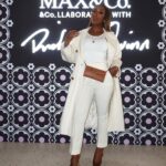 Jackie Aina Instagram - dark skin and all creme outfits 💅🏾 @maxandco @weekendmaxmara thank you for having me! #milanfashionweek #mfw #maxmara #weekendbaxmara #maxandco