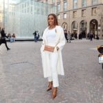Jackie Aina Instagram - dark skin and all creme outfits 💅🏾 @maxandco @weekendmaxmara thank you for having me! #milanfashionweek #mfw #maxmara #weekendbaxmara #maxandco