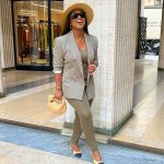 Jackie Appiah Instagram - Living that Parisian chic life Styled by @bveystyling