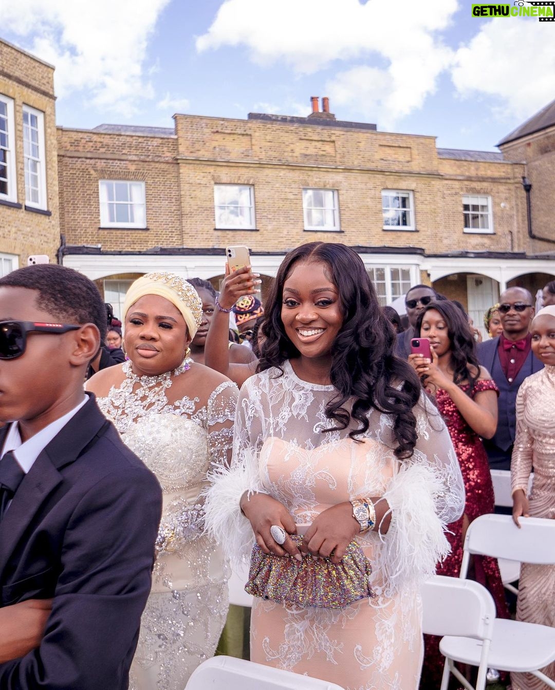 Jackie Appiah Instagram - Two decades of love, a lifetime of memories. Cheers to 20 years of wedded bliss🥂💍 Bride: @just_ajaaz Groom: @richardwuni Bridal Gown outfit Design by @Rikaotobyme Bride Reception Gown: @Rikaotobyme Bride Traditional Outfit: @Rikaotobyme Grooms Agbada Outfit @Rikaotobyme Bridalstylist @samismediaproduction Planner @Samirayakubu @abilabtos Makeup @bukolastouch_ Hairstylist @SlayEDBYL Earrings @aminamuaddi Hair @wowangel Bridalrobe @Esty Bouquet @OakleyHouse Room Decor @DoubletreeHilton Shoes & Bags @_ajasboutique Shoes @AminaMuaddi Cocktails @koxmet_cocktails Decor @kay_and_tee_decor Event coordinator @abilabtos Photography: @Kreativemindweddings Videography: @Kreativemindweddings MC @mc__crespo Limousine: @chauffeurride_official Floor deco & Effects @luxuryeffectsuk Catering @enoletykitchen Cake @lonnasgloriouscakes Grooms suit @aristocracylondon Grooms shoes @christianlouboutin @D&G @_ajasboutique