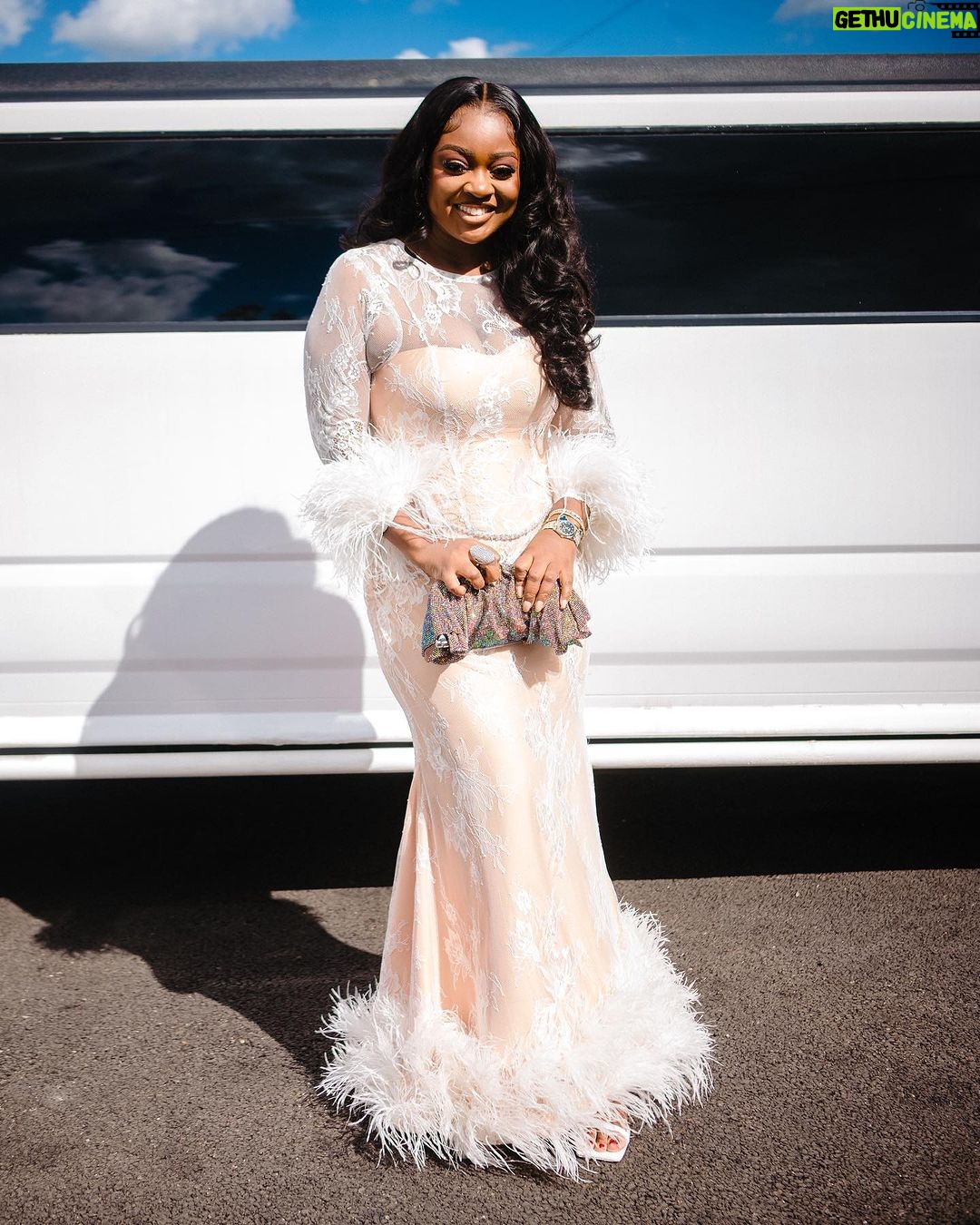 Jackie Appiah Instagram - Feeling like royalty at this wedding, Cheers to love, laughter, and a day to remember. Dress by @dinadunyo Styled by @bveystyling Makeup @bukolastouch_ Picture @kreativemindweddings Bride @just_ajaaz Groom @richardwuni