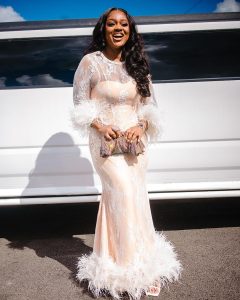 Jackie Appiah Instagram - Feeling like royalty at this wedding, Cheers to love, laughter, and a day to remember. Dress by @dinadunyo Styled by @bveystyling Makeup @bukolastouch_ Picture @kreativemindweddings Bride @just_ajaaz Groom @richardwuni
