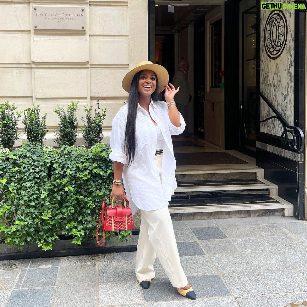 Jackie Appiah Instagram - Paris is always a good idea. Styled by @bveystyling @chanelofficial @goyardofficial @gucci