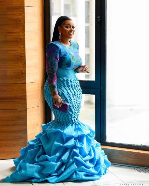 Jackie Appiah Instagram - AMVCA READY 
Creative Director @sachaokoh 
Dress @duabaserwa 
Styled by @bveystyling 
Makeup @bare2beauty 
Hair @prikelshairltd 
Accessories @sparkles_jewellerygh 

#amvca9 #amvca2023
