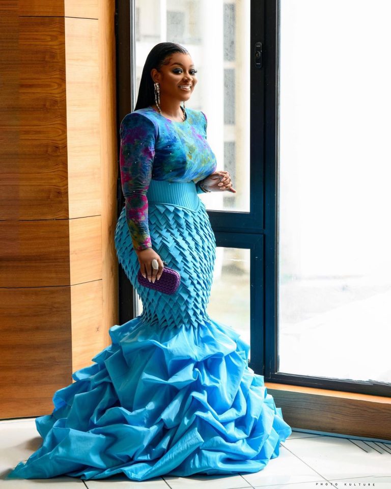 Jackie Appiah Instagram - AMVCA READY Creative Director @sachaokoh Dress @duabaserwa Styled by @bveystyling Makeup @bare2beauty Hair @prikelshairltd Accessories @sparkles_jewellerygh #amvca9 #amvca2023