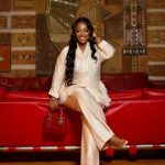 Jackie Appiah Instagram - Have a great Monday Hair @lenabeauty17 Makeup @lenabeauty17 Outfit @yuteerone Styled by @bveystyling Picture @frejus_wellet1