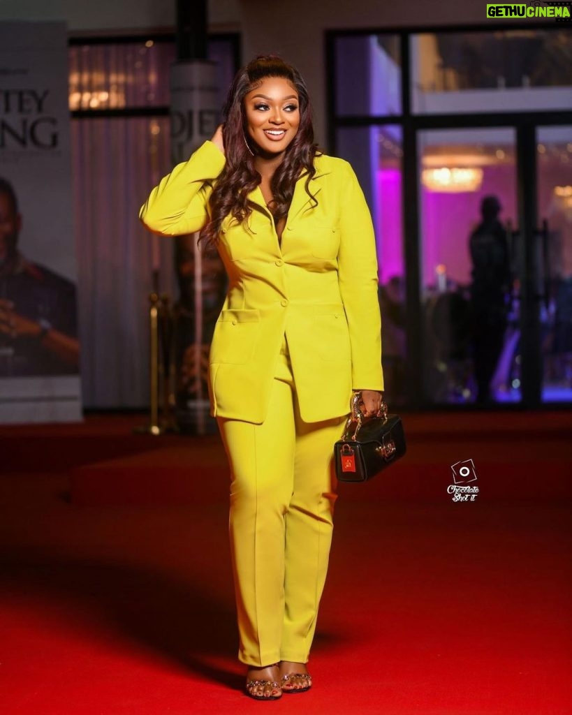 Jackie Appiah Instagram - The other night at @adjeteyanang book launch Suit @vivaboutiquegh Styled by @bveystyling Creative Director @sachaokoh Makeup @feby_aileen Hair @p.n.d_styles_it Picture @chocolate_shot_it