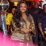 Jackie Appiah Instagram - Abijan Chronicles Hair styled by @lenabeauty17 Dress sourced by @byroyaleuk Styled by @bveystyling MUA @chelseablaq_ Pictures by @mat_clic