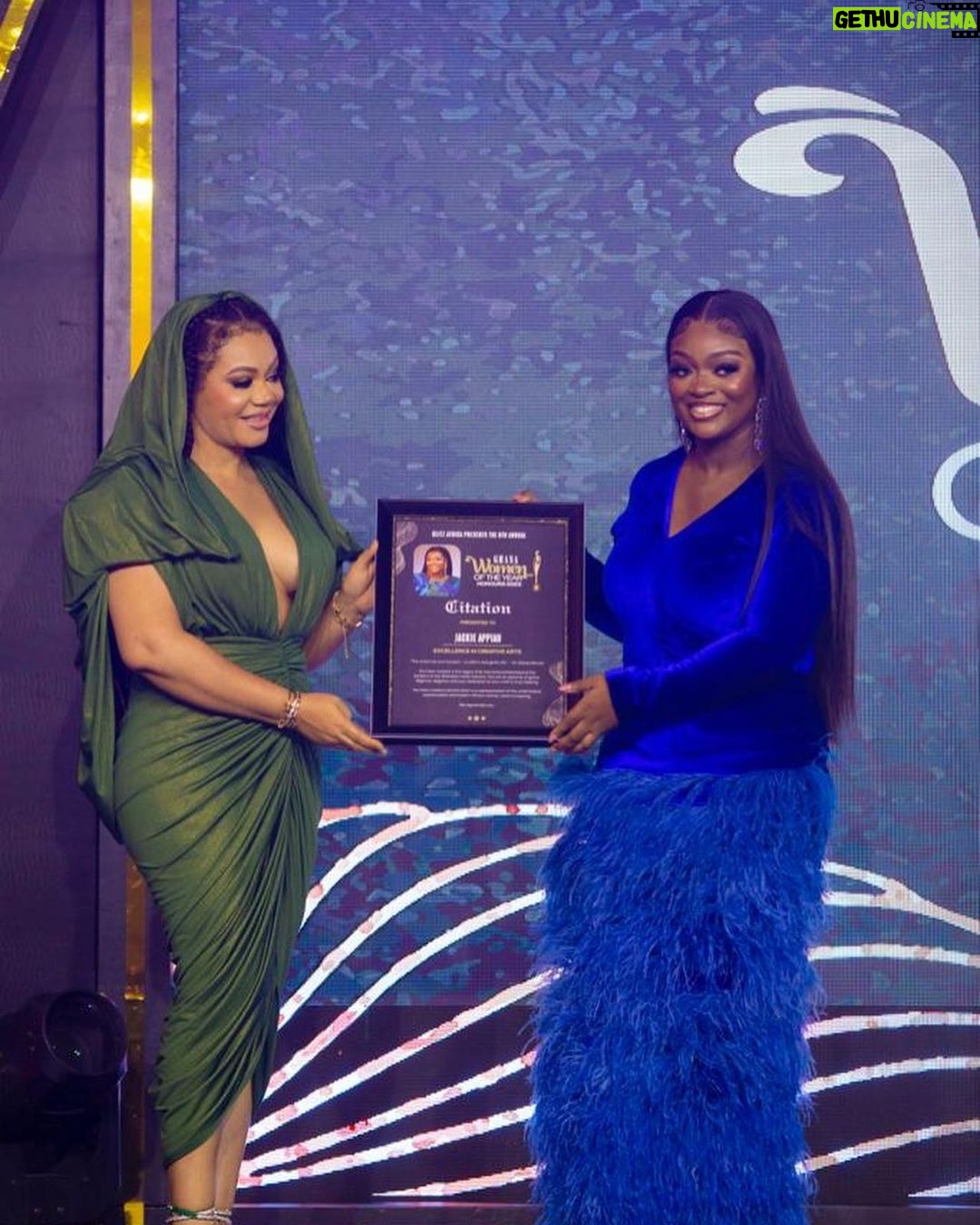 Jackie Appiah Instagram - The roots of true achievement lie in the will to become the best you can become. @glitzafrica.hq