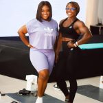 Jackie Appiah Instagram - Strong is the new pretty 💪👧 #WorkoutGoals #FitnessJourney" Hair @shika_hairgh Event @wellnessfestaccra Organized by @randrluxury