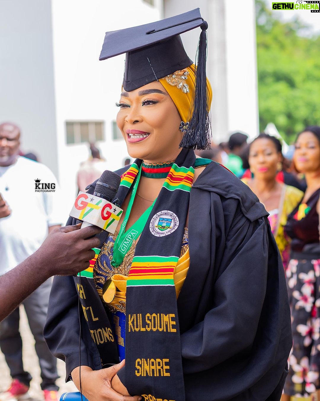 Jackie Appiah Instagram - Congratulations on graduating. Your hard work, determination, and perseverance have paid off @kalsoume