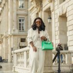 Jackie Appiah Instagram - You had me at Bonjour. Photograph @kumi_andrew_01 Makeup @tbeauty_pro Styled by @bveystyling Coordinator @darlenebk