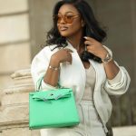 Jackie Appiah Instagram - You had me at Bonjour. Photograph @kumi_andrew_01 Makeup @tbeauty_pro Styled by @bveystyling Coordinator @darlenebk