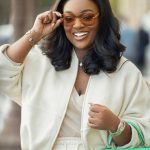 Jackie Appiah Instagram - You had me at Bonjour. Photograph @kumi_andrew_01 Makeup @tbeauty_pro Styled by @bveystyling Coordinator @darlenebk