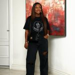 Jackie Appiah Instagram - Wishing you a month of happiness and success. Styled by @bveystyling Picture @phlashstudios_ MUA @feby_aileen Hair @rosietheglamfactory