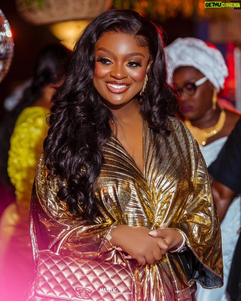 Jackie Appiah Instagram - Abijan Chronicles Hair styled by @lenabeauty17 Dress sourced by @byroyaleuk Styled by @bveystyling MUA @chelseablaq_ Pictures by @mat_clic