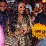 Jackie Appiah Instagram - Abijan Chronicles Hair styled by @lenabeauty17 Dress sourced by @byroyaleuk Styled by @bveystyling MUA @chelseablaq_ Pictures by @mat_clic
