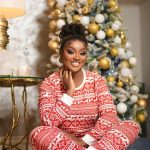 Jackie Appiah Instagram - Wishing your family a Christmas filled with the love of our family to yours. @damien.stp Makeup Artist @chelseablaq_ Stylist @bveystyling Hairstylist @thebeautyplush Photographer @chocolate_studios_ Videography @fotokonceptgh @chocolate_studios_