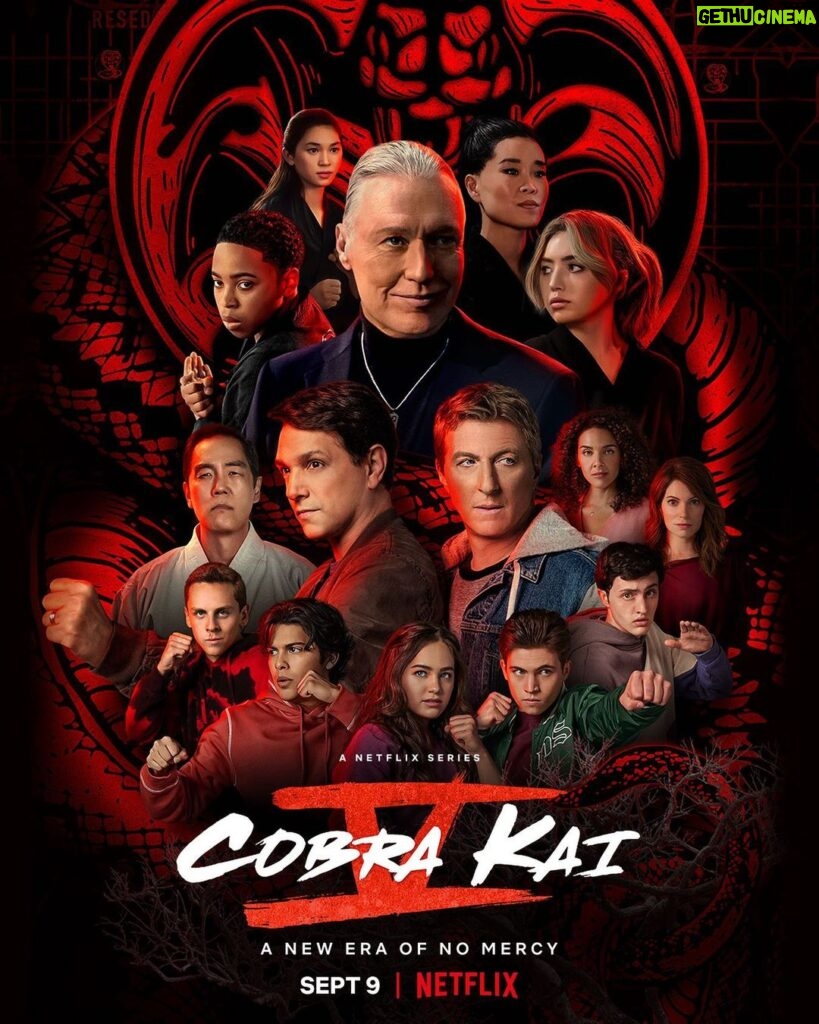 Jacob Bertrand Instagram - Season 5. The silver age of Cobra Kai starts September 9th. #NoMercy
