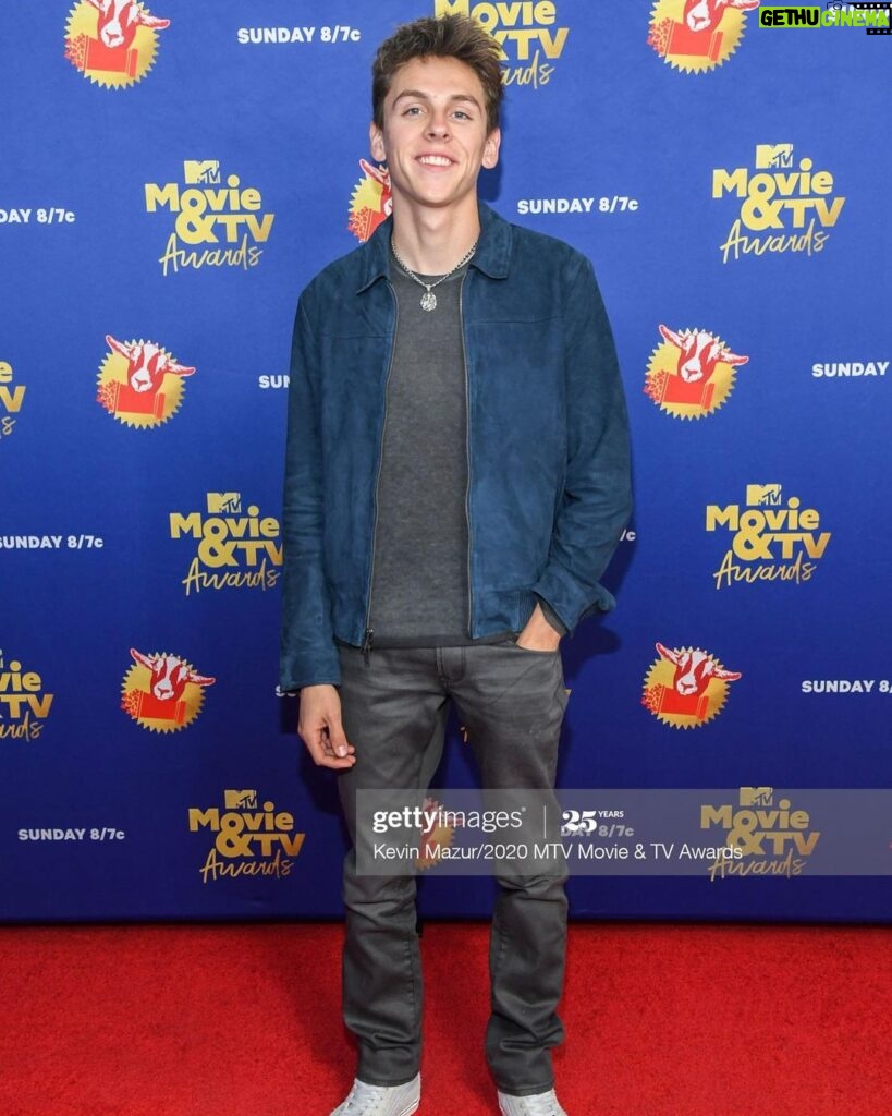 Jacob Bertrand Instagram - SO stoked to present at the #MTVAwards Greatest of All Time with xolito n peyton honoring THE @william_zabka Watch it tonight at 8pm on @mtv Los Angeles, California