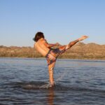 Jacob Bertrand Instagram – Jump or kick? Colorado River