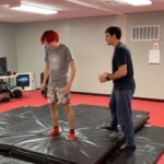 Jacob Bertrand Instagram - John taught me how to do a BACKFLIP! How fricken cool is that!!