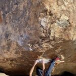 Jacob Bertrand Instagram - Quick trip to Joshua Tree. “not so thin lizzy” (V3?) @brotherguy_ And to that random girl we met from Montana.. this send was for you Thanks @cooperroth for edits ;) Joshua Tree National Park