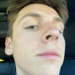 Jacob Bertrand Instagram - Before and after shaving my beard. I looked so old before now i look 12