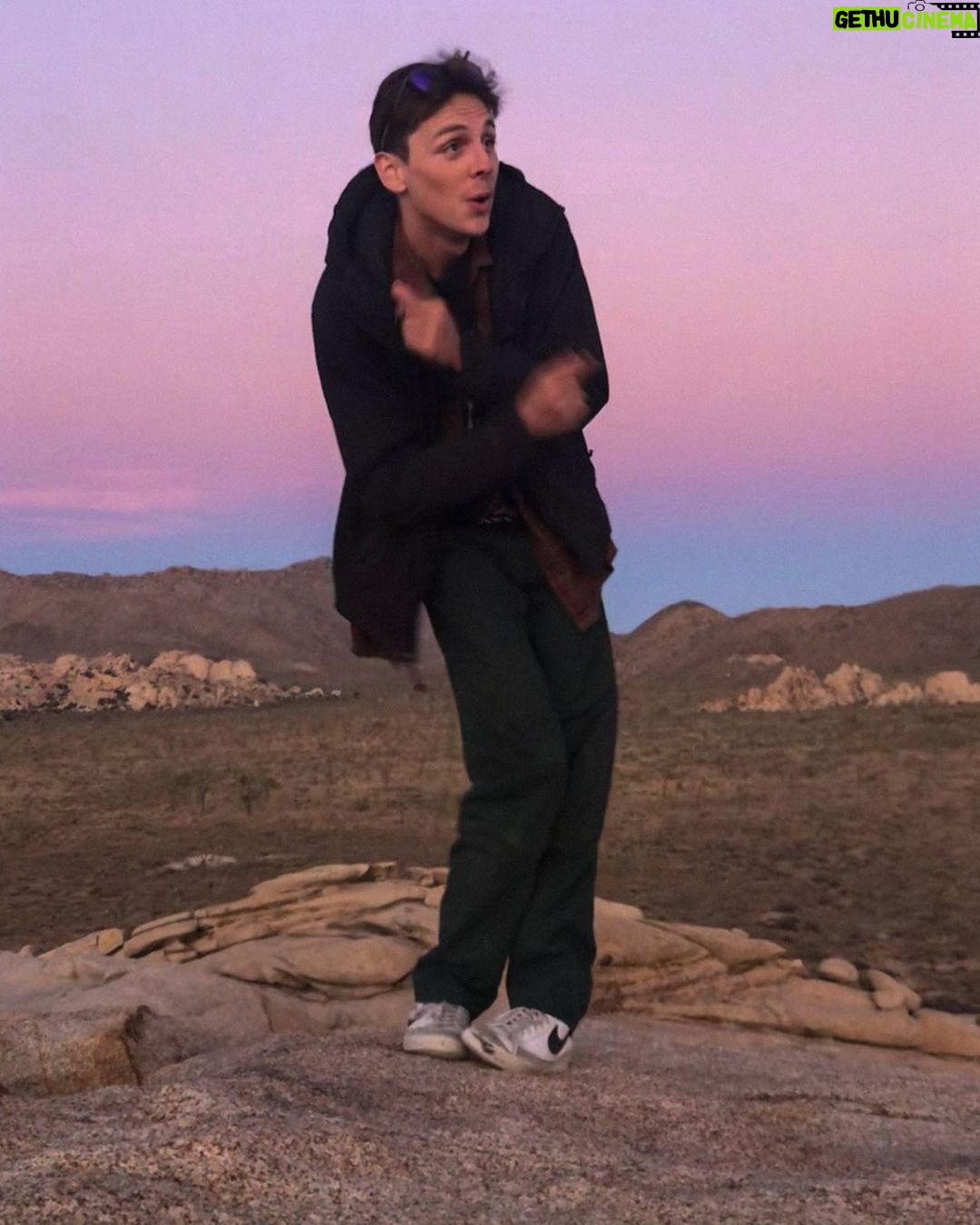 Jacob Bertrand Instagram - Joshua Tree with the tuesday men was pretty sick. Miss it already. #YoMama #Sendit Joshua Tree National Park