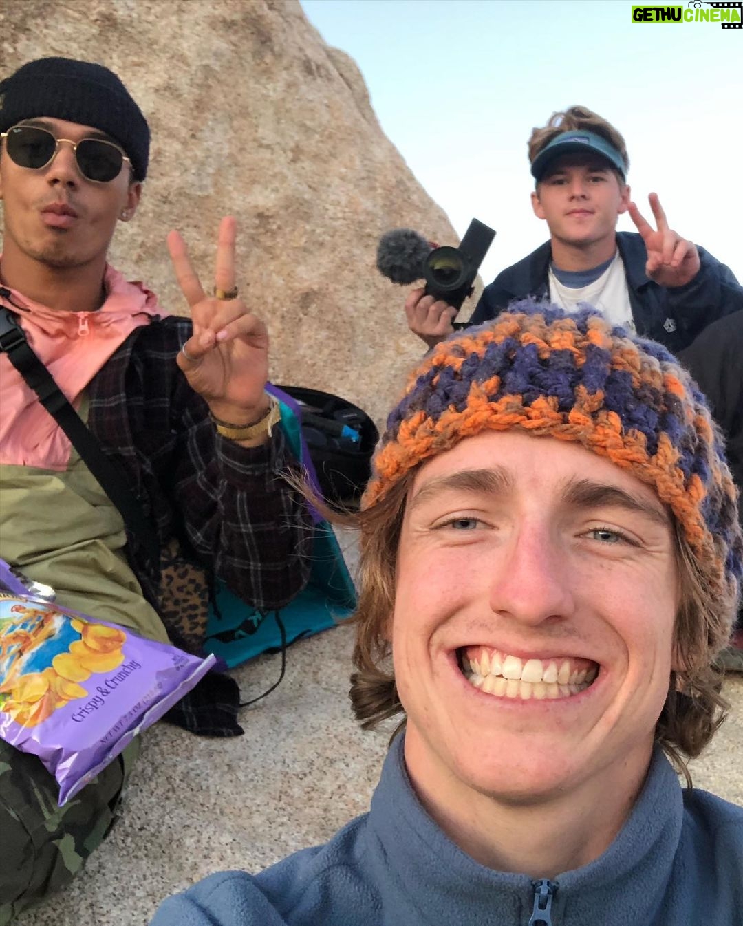 Jacob Bertrand Instagram - Joshua Tree with the tuesday men was pretty sick. Miss it already. #YoMama #Sendit Joshua Tree National Park