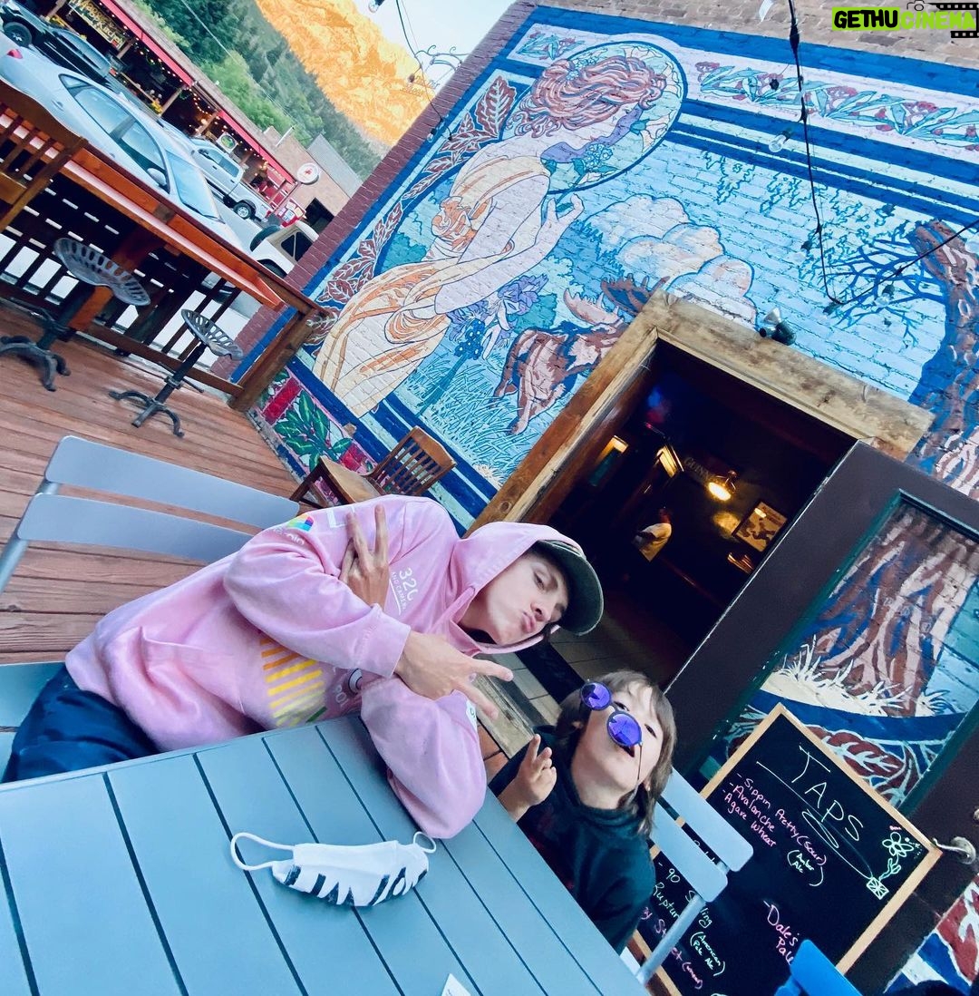 Jacob Bertrand Instagram - My mama surprised with a trip to go visit hiro and miss jahnelle in colorado. Cant tell you how fricken awesome this week was. I FINALLY took hiro down. Albiet i used some unorthodox moves, he tapped. Not me. Thanks mama for settin this up and hiro and miss jahnelle for being cool parents for a week and letting me skip ALL my hw :) jkjk school is importanté. Somewhere in Colorado