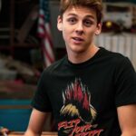 Jacob Bertrand Instagram - Flip Your Script! I've partnered with @represent and @cobrakaiseries to release my first ever limited edition apparel collection inspired by Hawk! Click the link in my bio to buy or go to represent.com/jacob Proceeds from every product sold support the life-changing work of Gobi Support inc, @gobi_support an organization dedicated to helping middle and high school teens and their families rethink their relationship with drugs and alcohol. Only available for two weeks! #CobraKai #Hawk 📸 @donniekanephoto Wood Shop