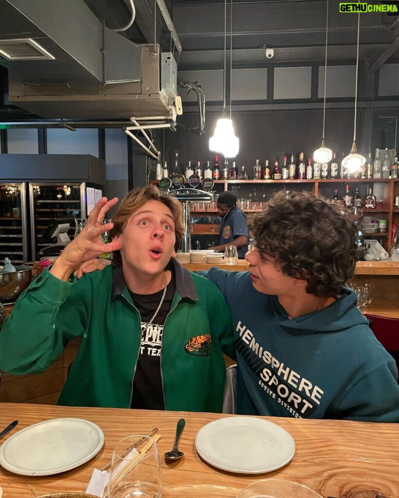 Jacob Bertrand Instagram - WHAT A WEEK! Had the opportunity to visit the @onepiecenetflix in South Africa! Had such a blast geekn out and hanging with everyone. Like this if u want Iñaki to be the third binary brother. Also @mackenyu.1116 i still dont hnderstand how u talk with that sword in your mouth. Such talent. #TeamJacob
