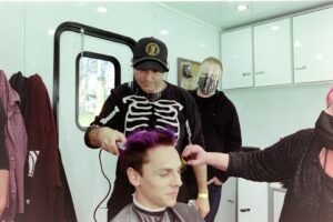 Jacob Bertrand Instagram - That one time the big 3 bet me 50 bucks to let Billy shave my head 

@xolosphotos