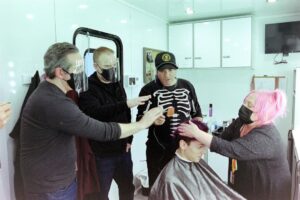 Jacob Bertrand Instagram - That one time the big 3 bet me 50 bucks to let Billy shave my head 

@xolosphotos