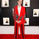 Jacob Collier Instagram – GRAMMYS 2023!!! Wearing a suit made by the magnificent @frohlic_thlabel 🧣🎒🎈 Los Angeles, California