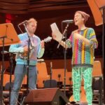 Jacob Collier Instagram – It’s moments like these that make my heart soar the highest.

@christhile @madicunningham @nyphilharmonic – I am forever grateful. My heart is reeling from our wildly luminescent night of music making on Tuesday night. To all who came out to frolic alongside – we couldn’t have done it without you.

Chris, Madi – you are two unbelievably inspiring humans and two absolute masters of your craft… I want to be a sponge around you forever!! Here’s to many more magical musical moments (quiet and loud) :) Lincoln Center