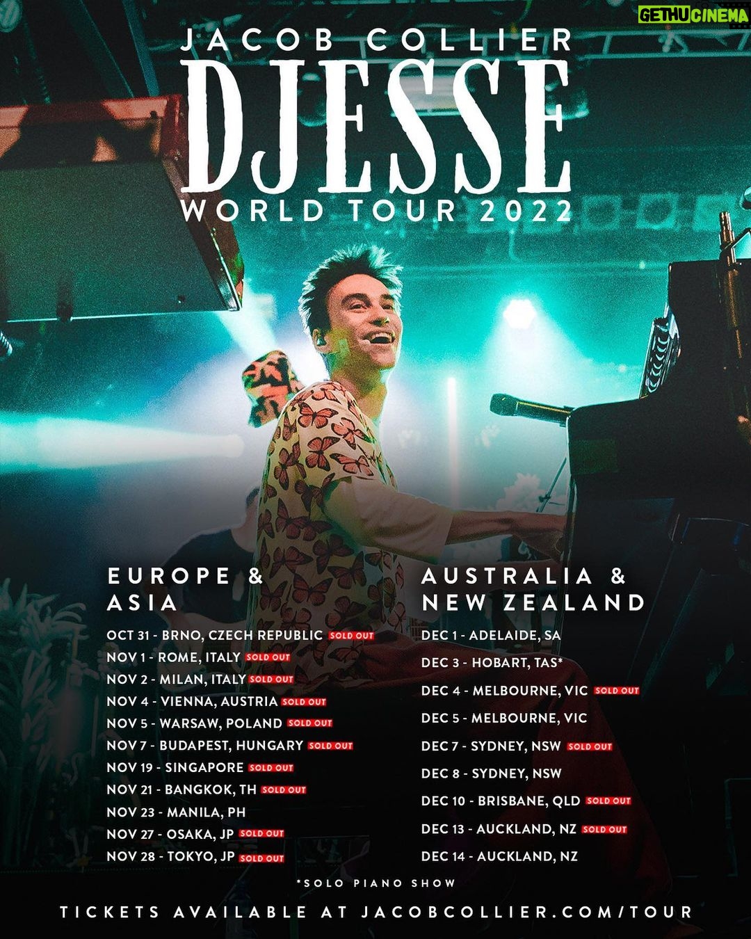 Jacob Collier Instagram - Fresh socks for tour. Europe, Asia, Australia, New Zealand ā Iām coming for you ššš Swipe for dates! Ticket link in bio :) World